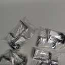 4 Pack Stocking Holders for Mantle for Christmas Decorations,2 in 1 Mantle Garland Holder for Hanging Christmas Stockings,No Drilling Required & Adjustable Garland Hanger, Metal(Black)