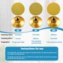 3 Pack 2inch Brazing Discs Brazed Flat Grinding Head, Diamond Grinding Cup Wheel for Angle Grinder Tool