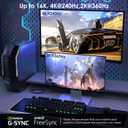 BIFALE VESA Certified 10FT DisplayPort Cable 2.1, 16K DisplayPort Cable 2.0 Supports HDR, DSC 1.2a, 80Gbps,16K@60Hz, 8K@120Hz, 4K@240Hz / 165Hz / 144Hz, 2K@360Hz for FreeSync G-Sync Gaming Monitor