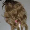 PANEWAY 16Inch Hair Toppers for Women with Thinning Hair - 6.5''x6.5'' Ladies Wiglets Toppers - Ombre Dark Root to Blonde