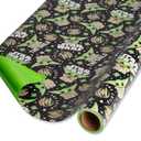 American Greetings Star Wars Mandalorian Wrapping Paper, The Child/Baby Yoda (1 Roll, 75 sq. ft.)
