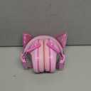 MERIGLARE Noise Reduction Earmuff for Kids Soundproof Ear Muffs Cushioned Portable Adjustable Ear Protector Earmuffs for Sleep Airplane (Pink)