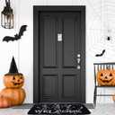 AnyDesign Halloween Dancing Skeletons Doormat Lightweight Non-Slip Welcome Entrance Mat Spooky Halloween Front Door Rug Floor Mat for Indoor Outdoor Kitchen Bedroom Living Room Decor, 17 x 29
