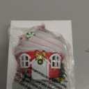 Christmas Village House-Cupcake Collectible Buildings Decor - Indoor Candy House with LED Lights for Christmas Home Decor Gifts