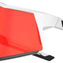KAPVOE Polarized Glasses With 1 Lens Or 4 Lens UV Protection for Women Men Cycling Sunglasses Tr90 Frame Sports Bike K9022 (A010 Black White Frame / 4 Red Lens / No Box)