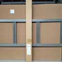 Curtain Rod 1 Inch, Wood Decorative Treatment Single Window Curtain Rods - Square Finials, Imitation Wood Grain 1 Pack (Black, 72-144)