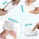 Big Cat Paw Taba Squishy Squeeze Toy, 5-inch Cute Silicone Sticky Taba Squishy, Squeeze Toys for Stress Relief and Anxiety Relaxing, Decompression Toys, Gifts for Kids/Adult