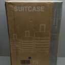 DUMOS 24 Inch Luggage, Hardside Suitcase with Spinner Wheels, Lightweight ABS Hard Shell Travel Luggage, Rolling Suitcase with TSA Approved Lock for Travel & Business, Blue