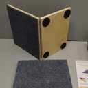 TNELTUEB 2 Pack Dog Ramps for Stairs, Adjustable Stair ramp for Dogs,Portable Dog Stairs with Mat for Small Dogs and Cats, Non-Slip Pet Steps for Elderly or Injured Pets