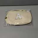 2025 Graduation Gifts for Her Women Girls,Personalized Belt Bag Waist Packs Trendy Fanny Pack Crossbody Bags,Initial White A,Cream Bag