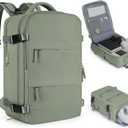 coofay Travel Backpack For Women Men Airline Approved Carry On Backpack Flight Approved Waterproof Sports Luggage Backpack Casual Daypack Small Hiking Backpack Grey Green (Standard)