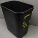 Rubbermaid Commercial Desk-Side Trash Can, Black, 28-1/8 Quarts