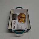 Crock Pot Artisan 13 Inch Enameled Cast Iron Lasagna Pan, Teal Ombre
