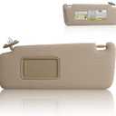 ZONFANT Left Driver Side Sun Visor with Vanity Light Compatible with Toyota Vehicle 2010-2023 4Runner, Replace#74320-35A91-B1 74320-35A91 (Beige)