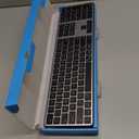 OMOTON Bluetooth Keyboard Compatible with Mac ONLY, with Numeric Keypad, Rechargeable Wireless Keyboard Compatible with MacBook Pro/Air, iMac, Mac mini/Pro, Black Grey