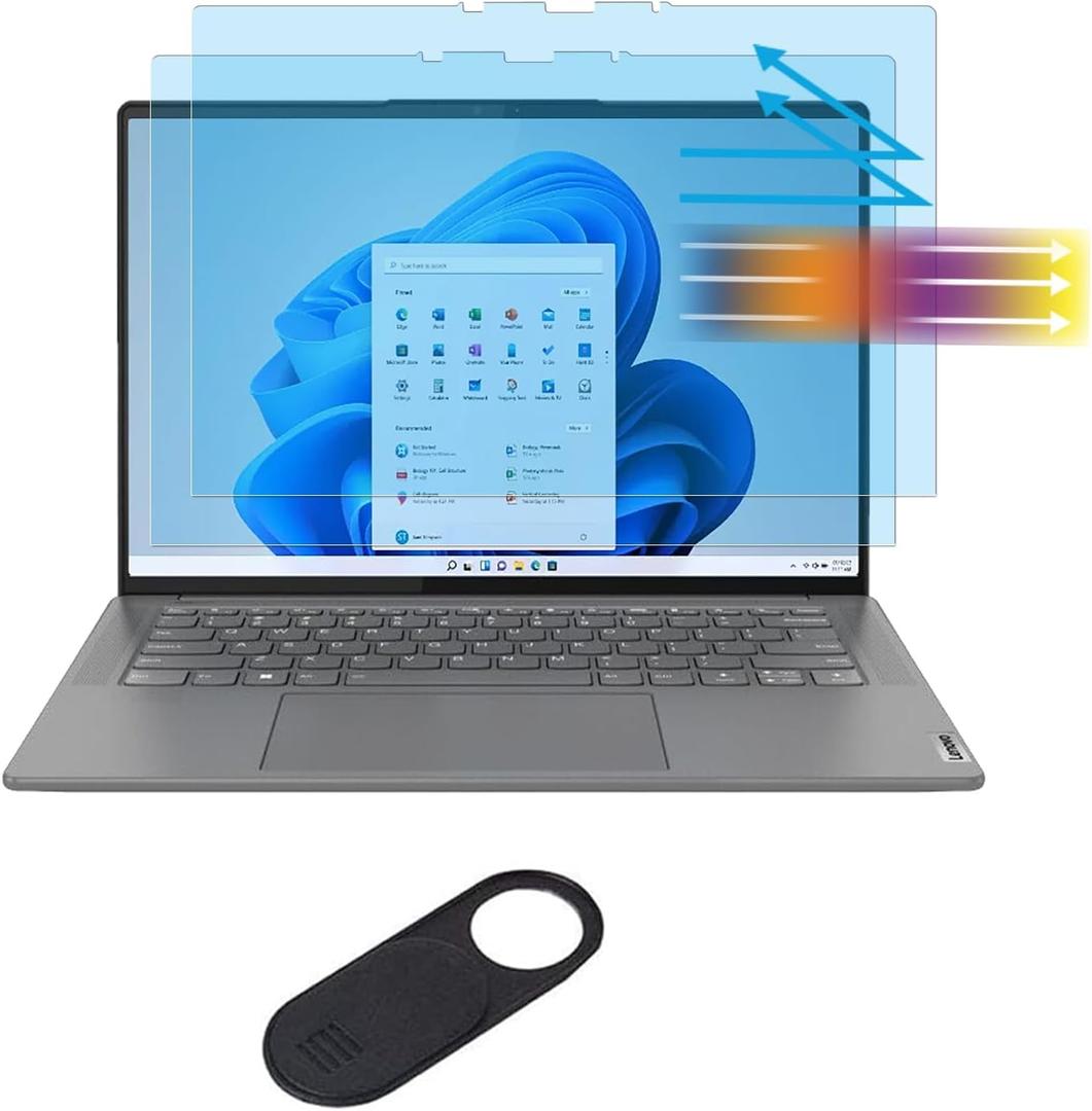 MUBUY-GOL Anti Blue Light Screen Protector for Lenovo Yoga Slim 7 Aura Edition (15ILL9) 15.3 inch Laptop, Blue Light Blocking Anti Glare and Anti Fingerprint Filter