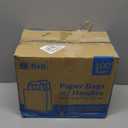 Reli. 100 Pack | 10"x6.75"x12" | Large White Paper Bags w/Handles | Ideal for To Go/Take Out/Restaurant Bags with Handles, Shopping, Retail, Gifts | 25% larger than 10"x5"x13"