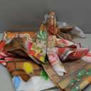 3 Pcs Christmas Gingerbread Door Decorations Set  Merry Christmas Porch Banners with Candy House Design, Polyester Xmas Door Covers for Classroom, Home, Party, Outdoor Holiday Decor