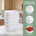 Lawei 12 Packs Ceramic Dip Bowls Set - 3 oz Condiments Server Dishes Mini Bowls Soy Sauce Dish for Sauce, Vinegar, Ketchup, BBQ and Party Dinner