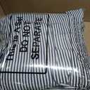 Geetery 12 Pcs Floor Pillows Bulk Seating Cushions for Floor Chair 15.7'' Large Meditation Cushion for Yoga Living Room Tatami Bedroom Balcony Office (Stripe Color,Square)