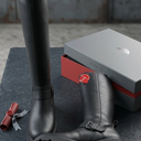 Women's Milahp Knee High Riding Boots 8.5M (Black)