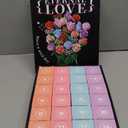 Sopu Colorful Rose Bouquet Flowers Building Set, 24 Boxes 1380Pcs Artificial Flowers Botanical Collection Flowers for Adults Valentines Day Gifts for Her Women Wife Girlfriend Mom