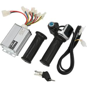 Motor Brushed Speed Controller, 36V 1000W ABS Aluminium Alloy 22mm 0.87in Speed Controller Throttle Grip with Locking Battery Display Throttle Grip for Mini Bike for East China