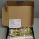 Window Candles 12 Pack Battery Operated Candle with 2 Remote Controls Timer Flameless Taper Candles Removable Golden Holder and Suction Cup for Christmas Decorations