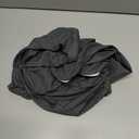 Horbaunal Dark Grey Bed Wedge Pillow Cover with Zipper Design, Wedge Pillowcase Protector with Side Pocket for Storage, 24" L x 24" W x 12" H (Pillow Not Include)