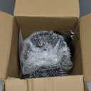 Squirrel Proof Bird Feeder - 360 Feeding Perch Tray for Outdoor Hanging Wild Bird Seeds, Dark Green