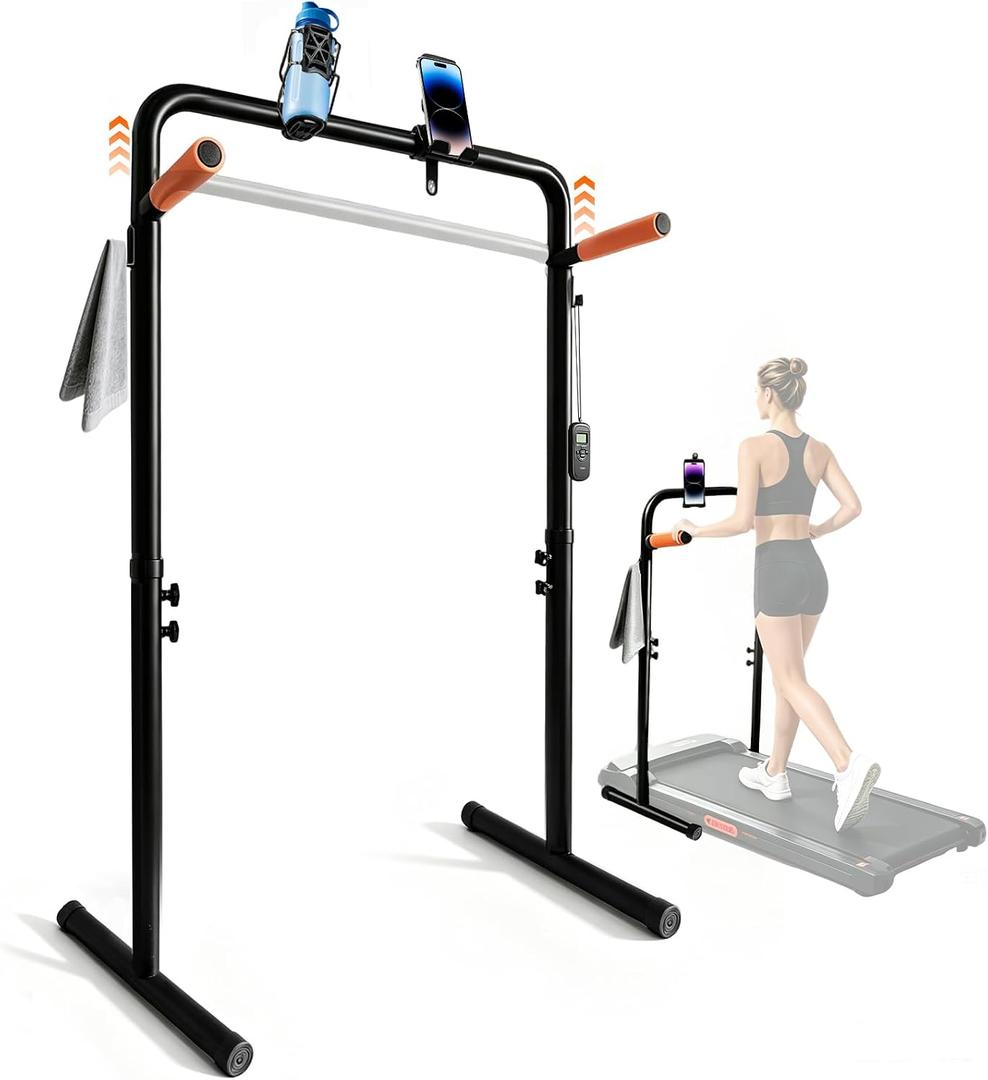 25" Wide Walking Pad Handlebar Only, 39-47in Adjustable Treadmill Handrail