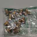 Amerdeco 10 Pack Champagne Bronze Knurled Cabinet Knobs Kitchen Cabinet Handles for Drawer, Cupboard and Wardrobe ZH0036