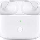 Jinstyles Wireless Charging Case Compatible with AirPods Pro: Replacement Charger Case with Bluetooth Pairing, Earbuds Not Included (White, AirPods Pro 1/2 Charging Case)