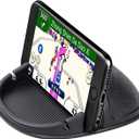 Oleksil Car Cell Phone Holder Dashboard Phone Mount - Anti-Slip Silicone Pad Phone Stand Compatible with iPhone, Samsung, Android Smartphones, Black