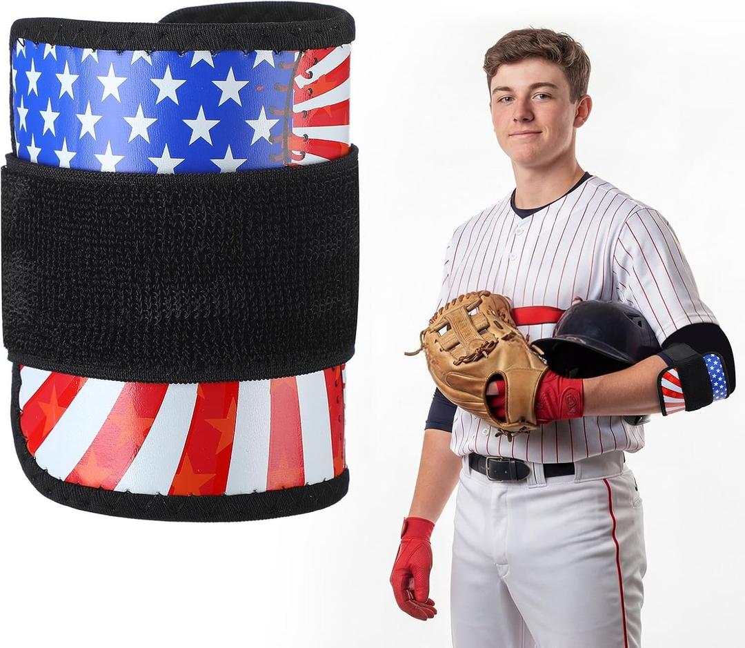 Baseball Batters Elbow Guard for Youth and Adult Flexible Softball Elbow Guard Baseball with Adjustable Strap