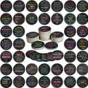 200 Pcs Positive Affirmation Chips, 50 Motivational Cards Sayings Kindness Inspirational Affirmation Coins Double Sides Printed Encouragement Tokens for Classroom, Office Gifts Supplies(Vivid Style)