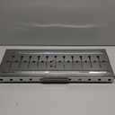 Stainless Steel Charcoal Grill for 12 Skewers – Portable BBQ 24.80"×9.45"×24.80" – Foldable Kabob Mangal – Heavy-Duty Rustproof Grill for Outdoor