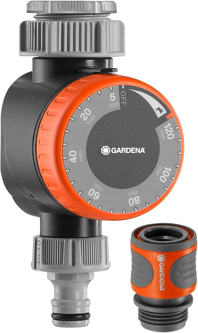 GARDENA 31169 | Mechanical Water Timer with Flow Control