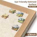 Jigsaw Puzzle Board for 1000 Pieces, Foldable Puzzle Board, 31.5" x 24" Felt Display Board