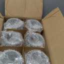 Sunmuliiiy 6 Pcs Disco Ball Vase 4" X 4.7" Disco Ball Vases for Centerpieces Silver Mirror Disco Ball Planter for Wedding Table Centerpieces Birthday Party Decoration