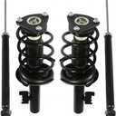 4PCS Front & Rear Struts Shock Absorbers Spring Assemblies Fit for 2004-2009 Mazda 3, for 2006-2010 Mazda 5# 172263 172264 343412