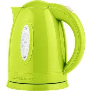 OVENTE Electric Kettle, 1.7L Fast Boiling Water Heater for Coffee or Tea, BPA Free with Water Level Gauge, Auto Shut-Off, Boil-Dry Protection, Indicator Light and Removable Filter, Green KP72G