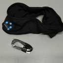 Fulext Sleep Headphones Wireless Bluetooth,Headband Headphones for Side Sleepers, Sleep Seadphones,Ideal for Housework,Travel,Yoga,Workout,Running,Sports,Gift, Black & Black