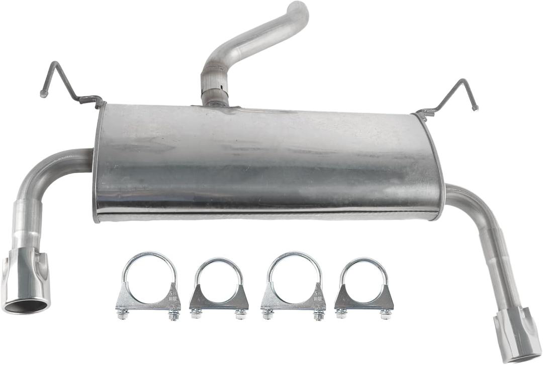 Exhaust Muffler Compatible with Ford Escape 2013 2014 2015 2016 1.6L, Compatible with Ford Escape 2017-2019 1.5L, Compatible with Ford Escape 2013-2019 2.0L 2.5L