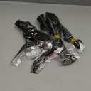 Human Hair Bundles Kinky Straight Bundles 20 20 20 Inch Unprocessed Brazilian Virgin Hair Weave 3 Bundle Yaki Straight Human Hair Extensions #1B Natural Color 50 Grams Per Bundle (#1B-Black-YK)