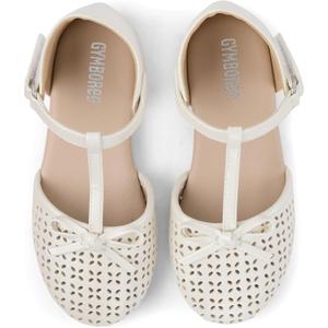 Gymboree Girls' And Toddler Dressy Ballet Flat ( 10 Toddler, White)