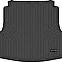 HAFIDI Cargo Liner Fit for 2021-2025 2026 Kia K5 & 2020-2025 2026 Hyundai Sonata & Sonata Hybrid All Weather TPE Automotive Trunk Mat Custom Accessories - Black