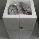 Large Outdoor Pendant Light Fixtures, 23.6'' Exterior Hanging Lantern Porch Light Adjustable, Black Hanging Lamp Farmhouse Exterior Chandelier Ceiling Mount for Entrance Patio