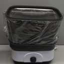 Baby Bottle Steamer, 3-in-1 Bottle Steamer and Dryer, Easy One-Dial Control Electric Steam Bottle Dryer for Baby Bottles, Baby Stuffs & Breast Pump Accessories (Knob-Grey)