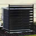 Metal Air Conditioner Fence 1 Panel, No-Dig Privacy Screen Enclosure Kit